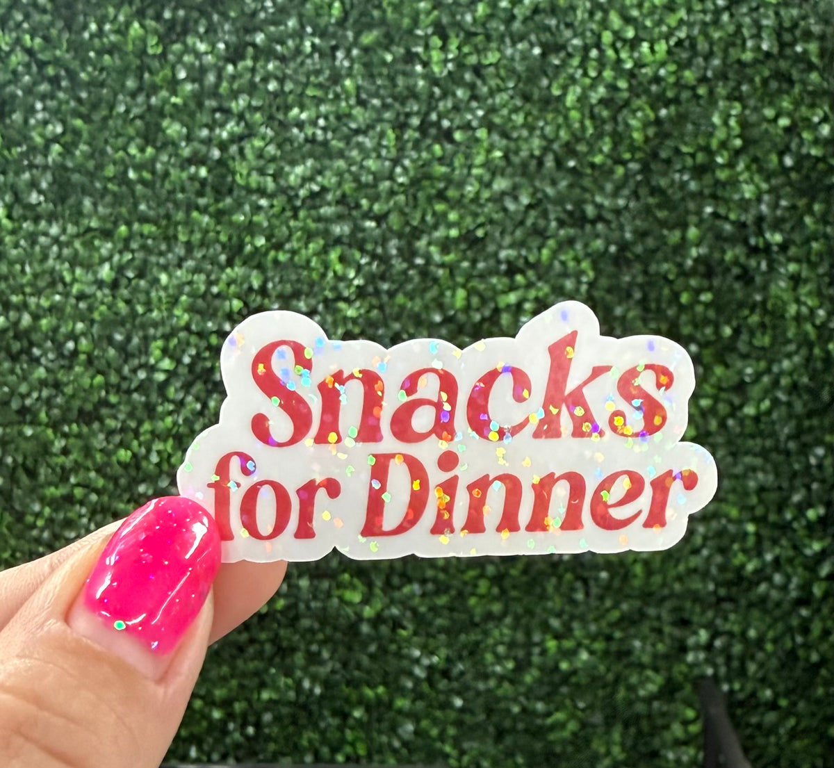 SNACKS FOR DIN STICKER