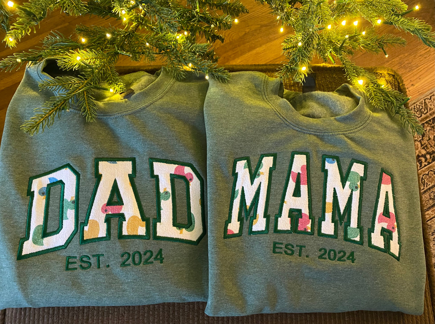 MAMA Appliqué Embroidered Sweatshirt