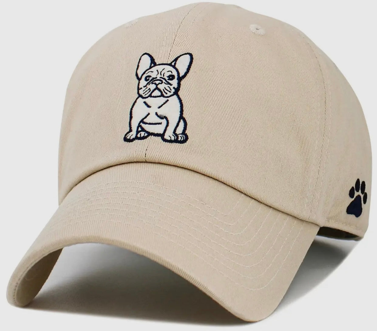 Sand- Embroidered Frenchie