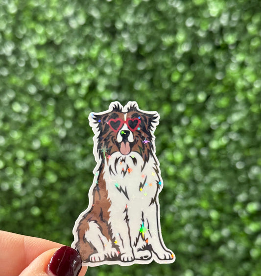 AUSSIE (brown) STICKER