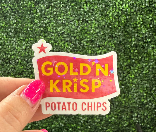 GOLD’N CRISPS STICKER