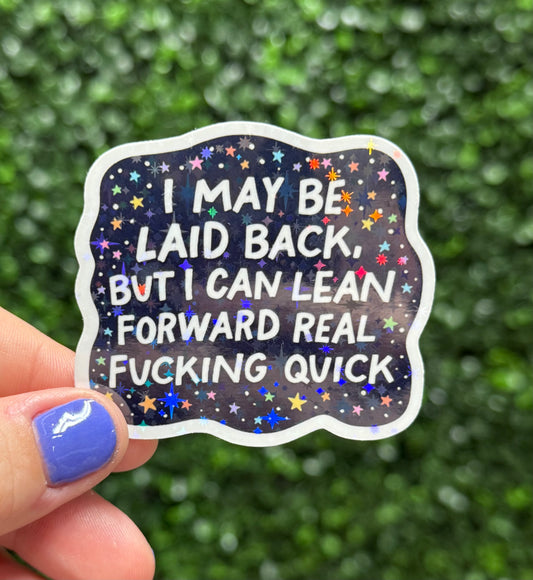 LAID BACK STICKER
