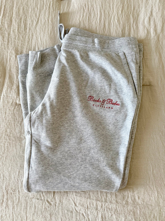 Books&Babes CLEVELAND- EMB SWEATPANTS