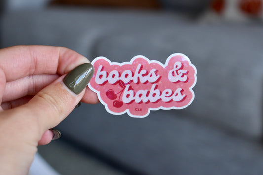 Books&Babes Cherry STICKER