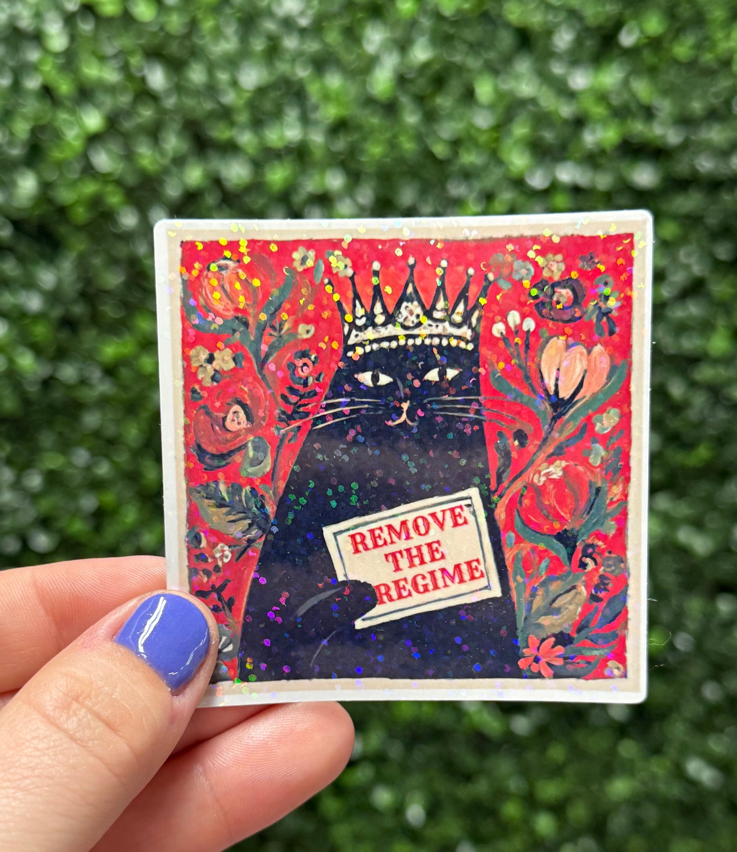REMOVE THE REGIME STICKER