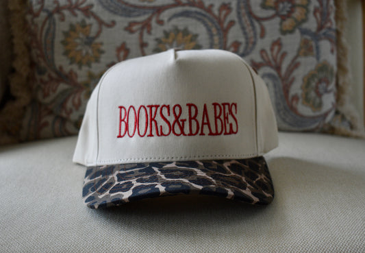 Books&Babes CHEETAH- EMB HAT