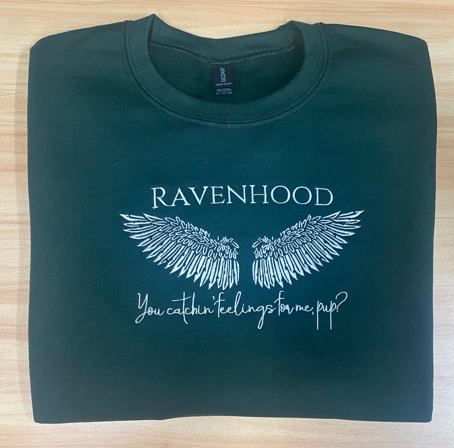 RAVENHOOD Embroidered Crew