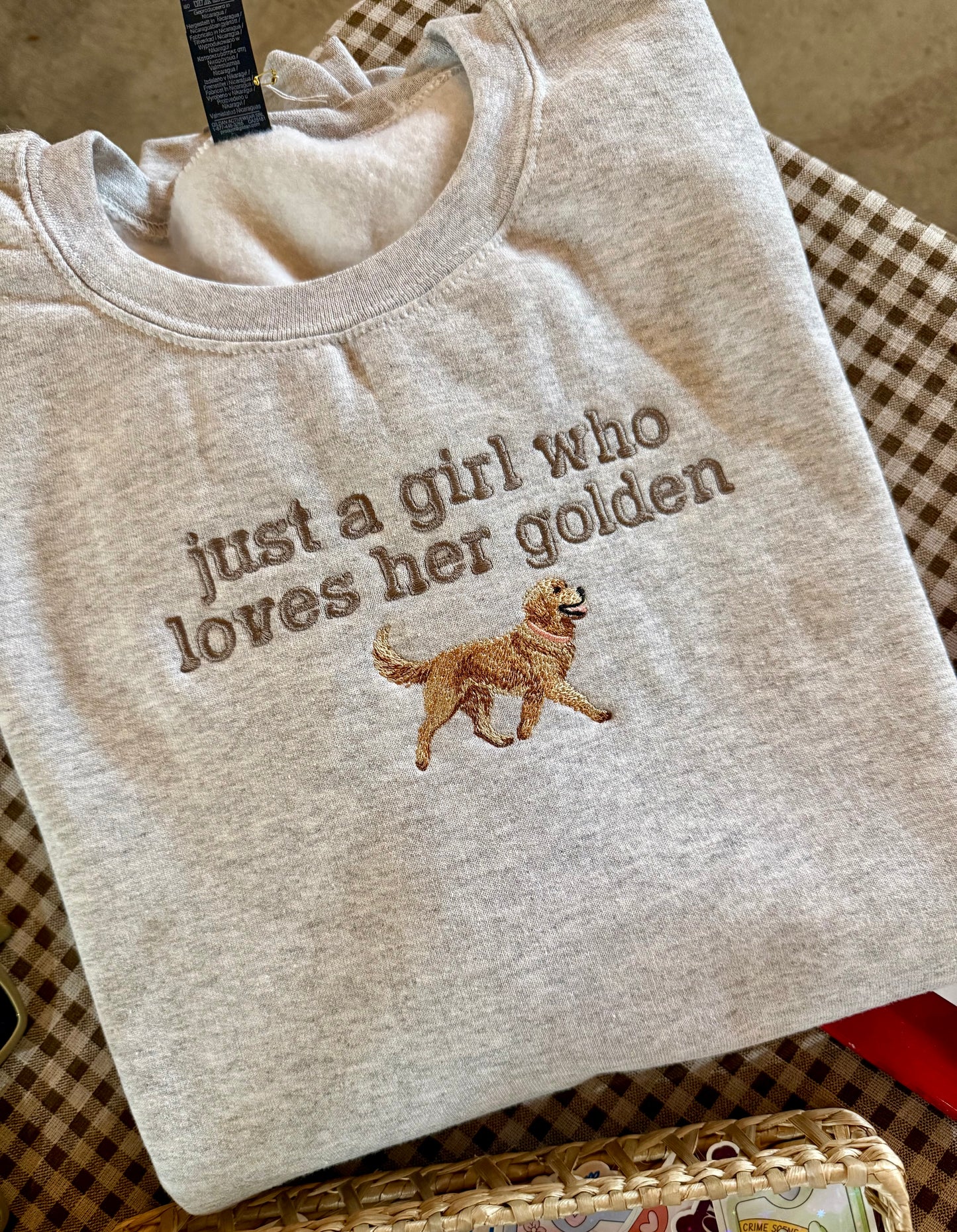 JUST A GIRL- GOLDEN (EMB)