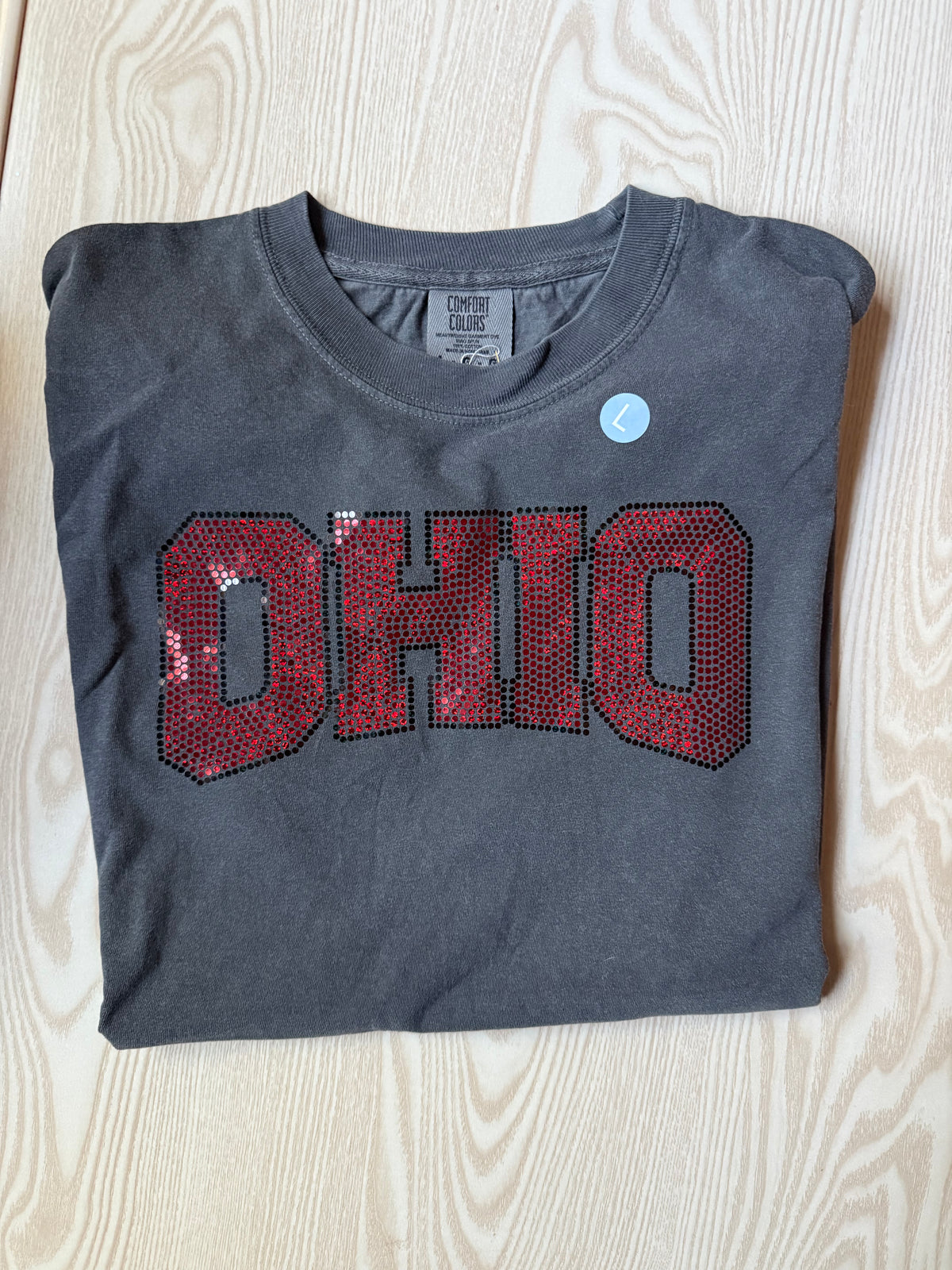 SALE (size L) Sparkle OHIO Comfort Colors Tee