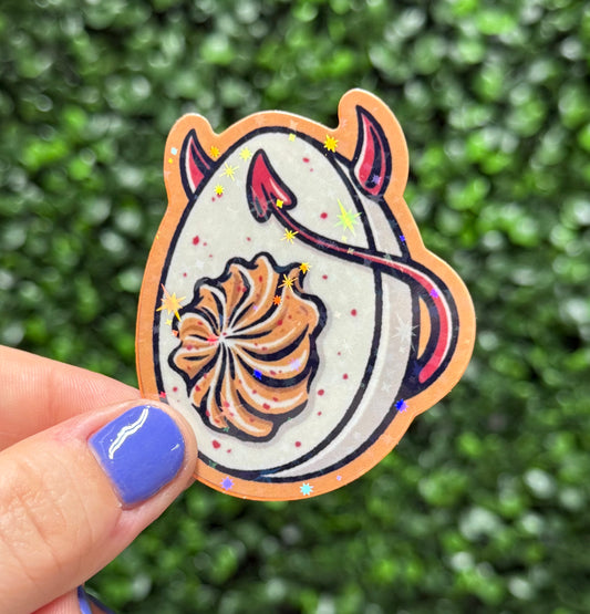 DEVILED STICKER