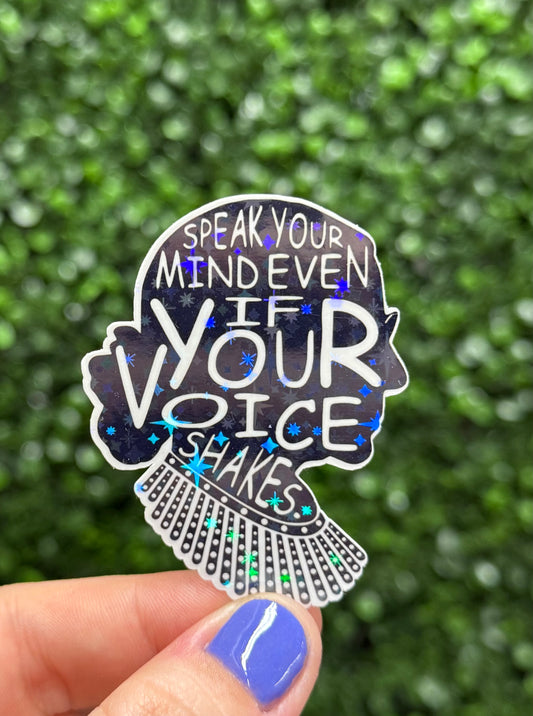 YOUR VOICE STICKER