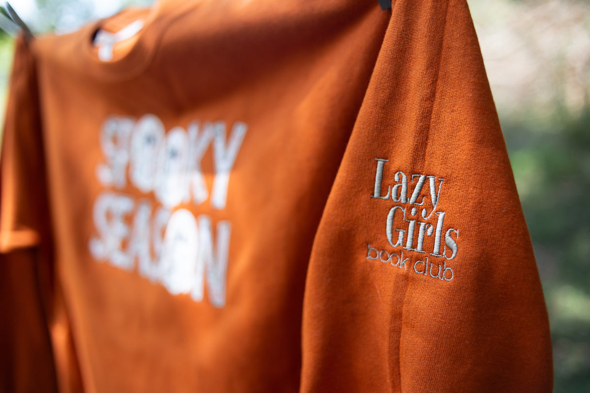 Spooky Season Appliqué Crew- Burnt Orange
