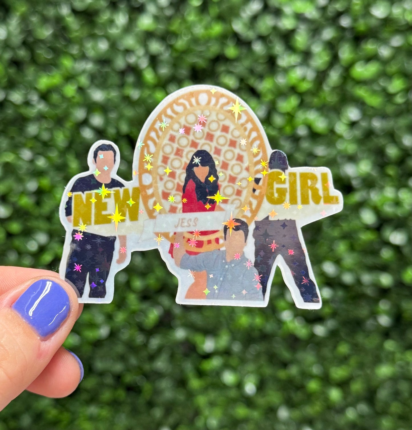 NEW GIRL STICKER
