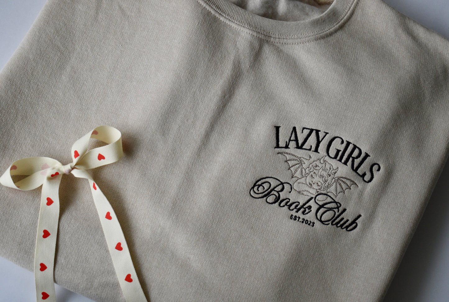 LGbc The Jhena EMBROIDERED CREW (Fallen Angel)