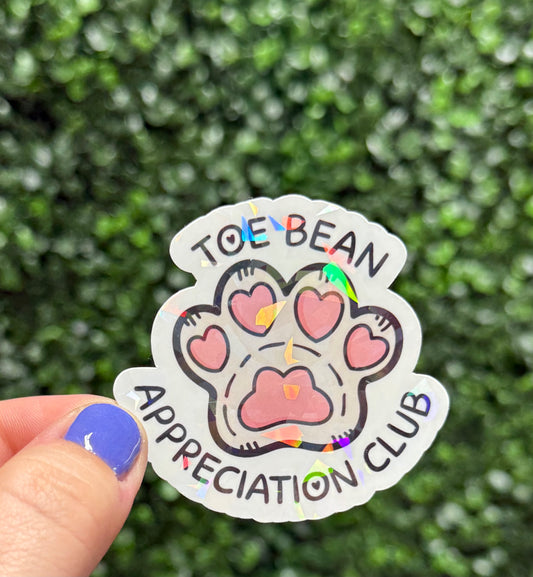 TOE BEAN STICKER