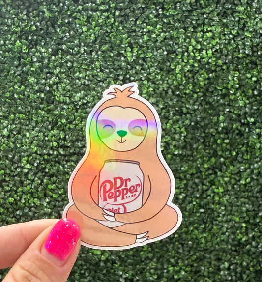 SLOTH DIET DR. PEP STICKER