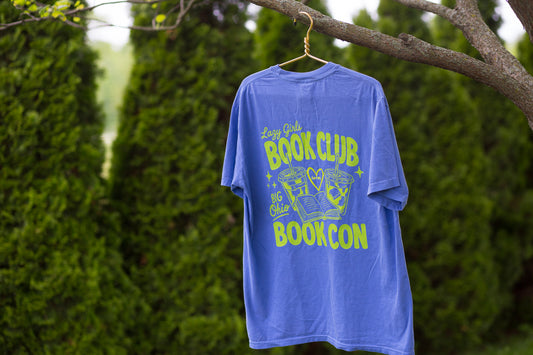 BOOK CON TEE- Flo Blue