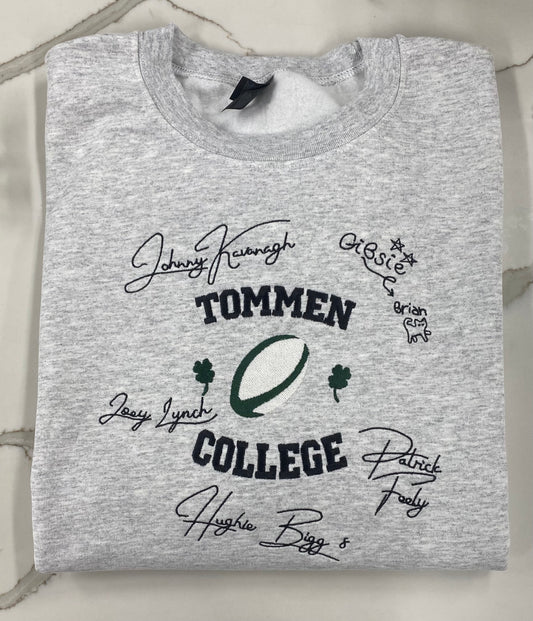 Boys of Tommen-Embroidered Crew (ash)