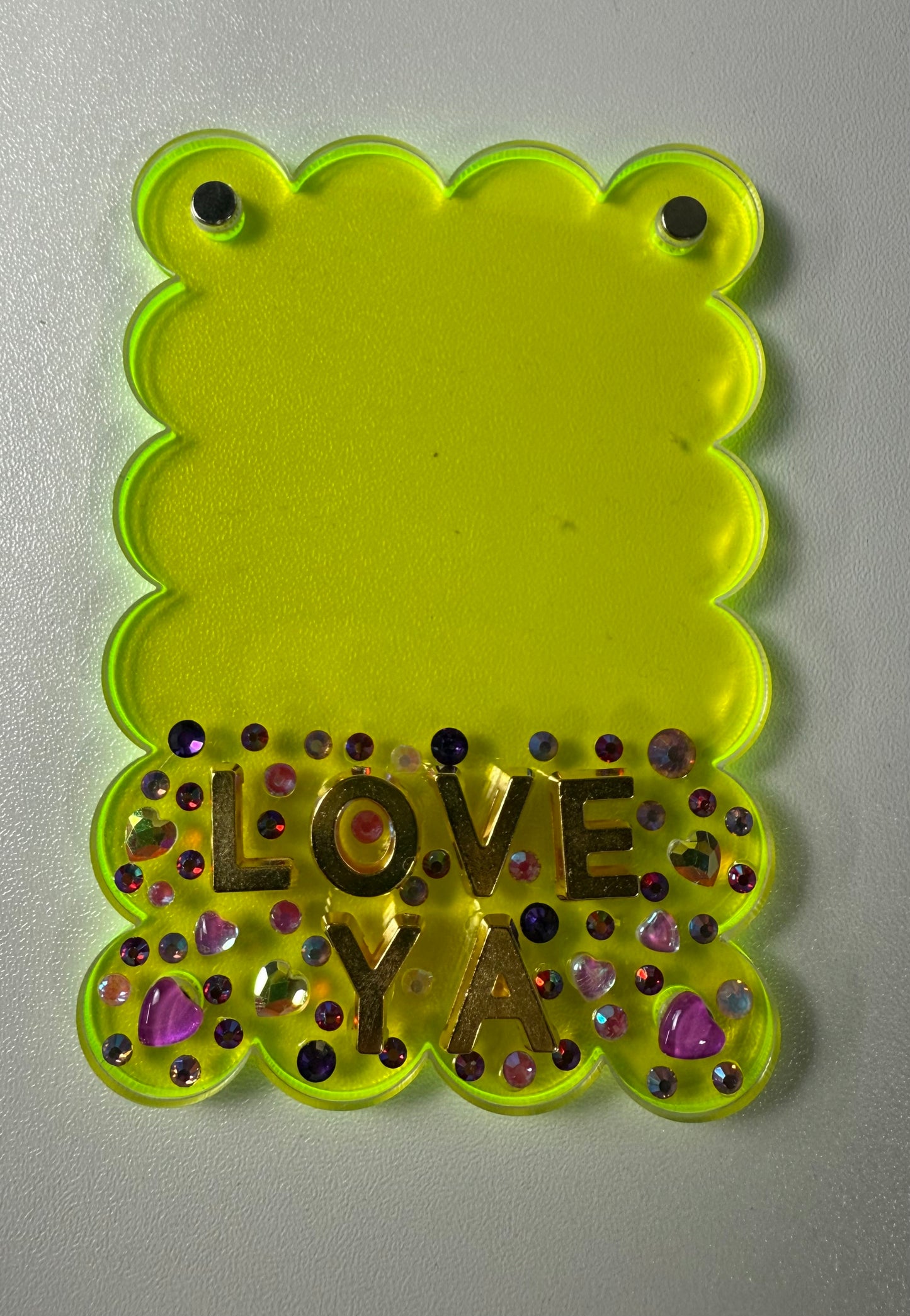 "Love Ya" Polaroid Frame