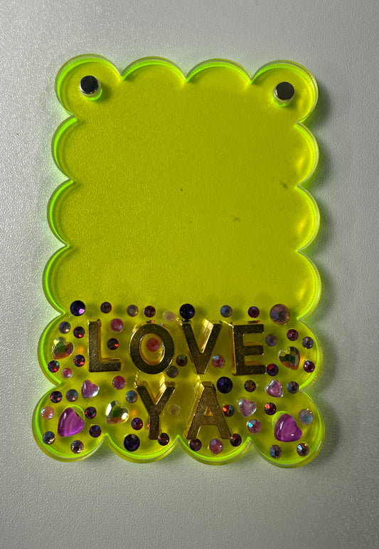"Love Ya" Polaroid Frame